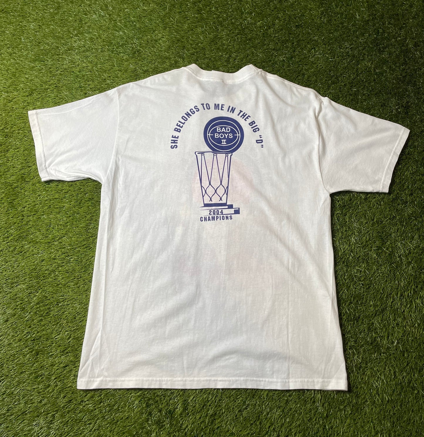 Vintage 2004 Detroit Pistons World Champs T Shirt