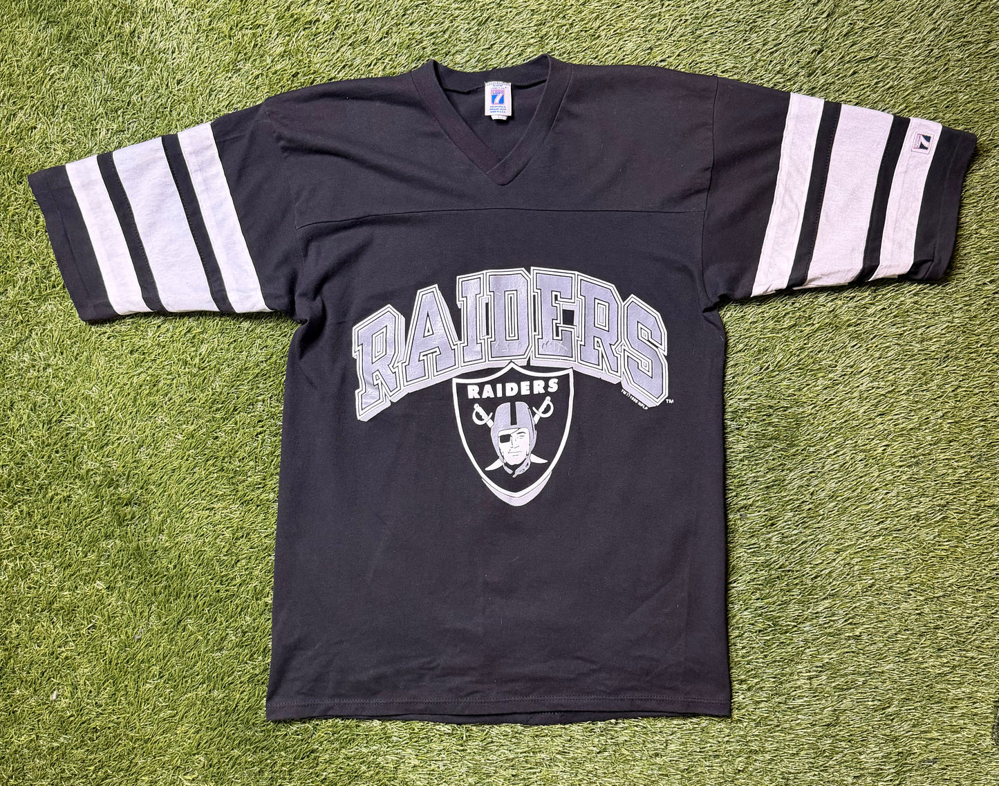 Vintage 1990 LA Raiders 3/4 Sleeve Shirt