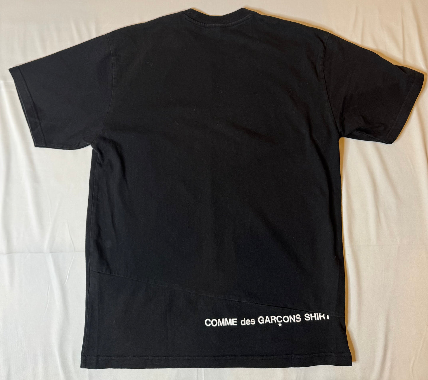 Supreme Comme des Garcons SHIRT Split Box Logo Tee Black