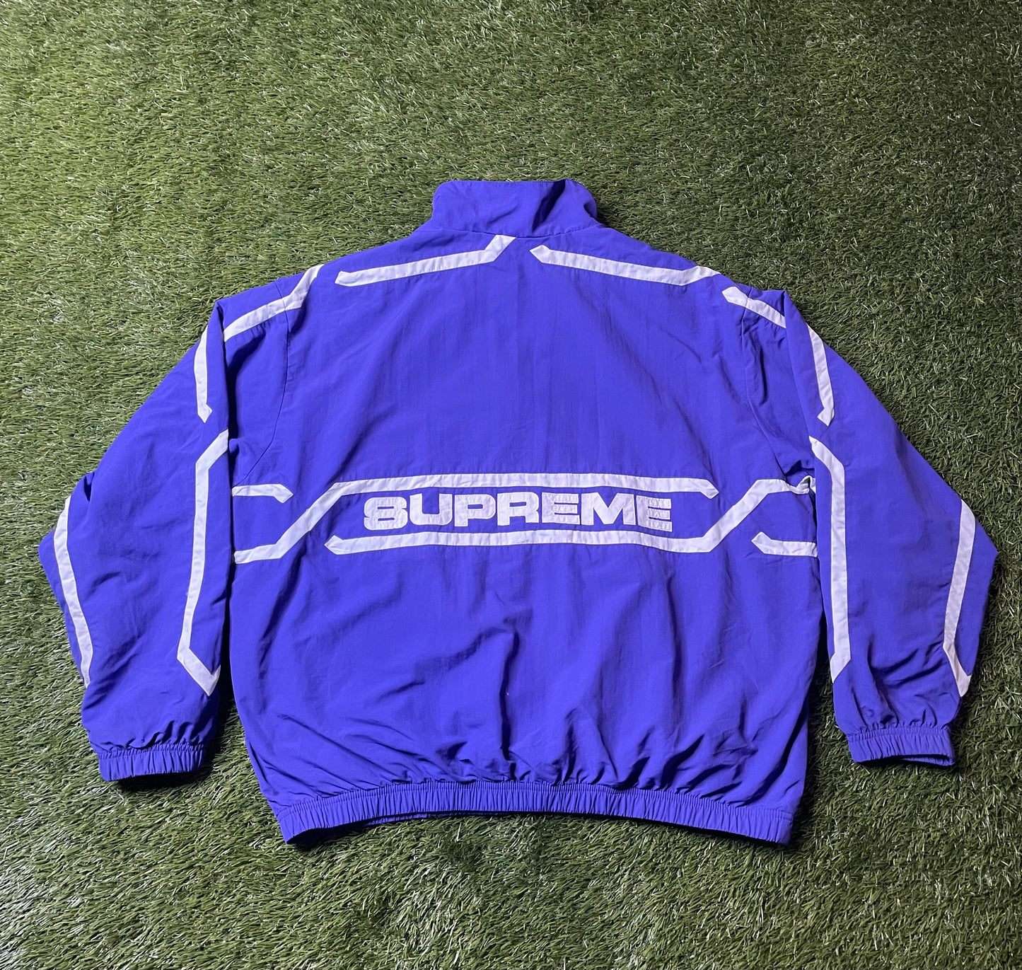 Supreme Inset Link Purple Track Jacket
