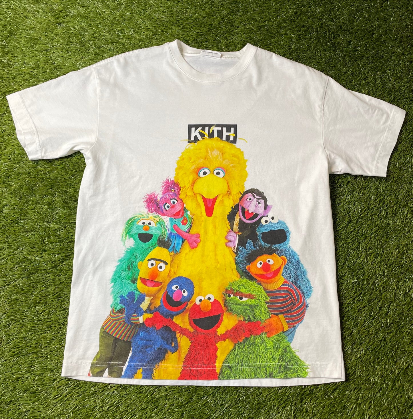 Kith x Sesame Street Group Hug Tee White
