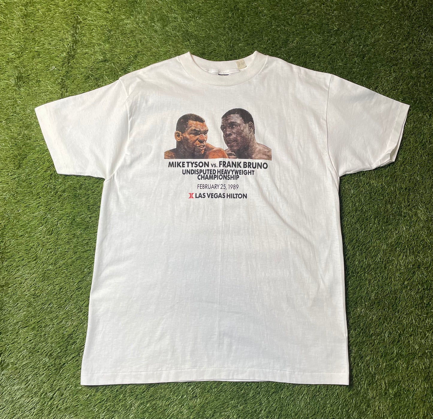 Vintage 1989 Tyson vs Bruno Heavyweight Champ T Shirt