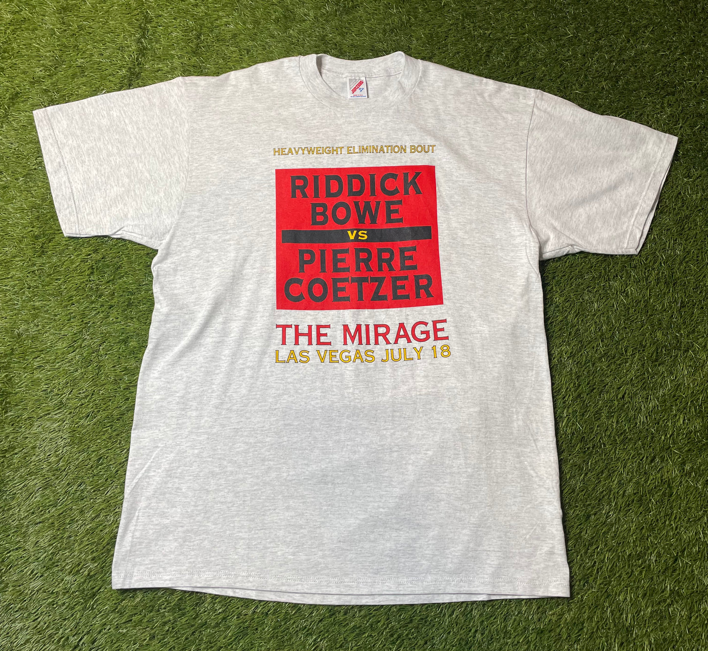 Vintage 90's Bowe vs Coetzer Heavyweight Boxing T Shirt