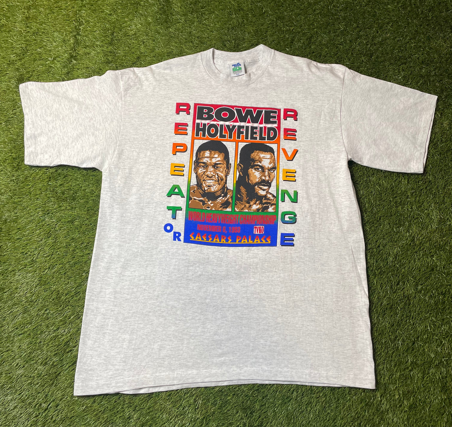 Vintage 1993 Bowe vs Holyfield RoR Boxing T Shirt