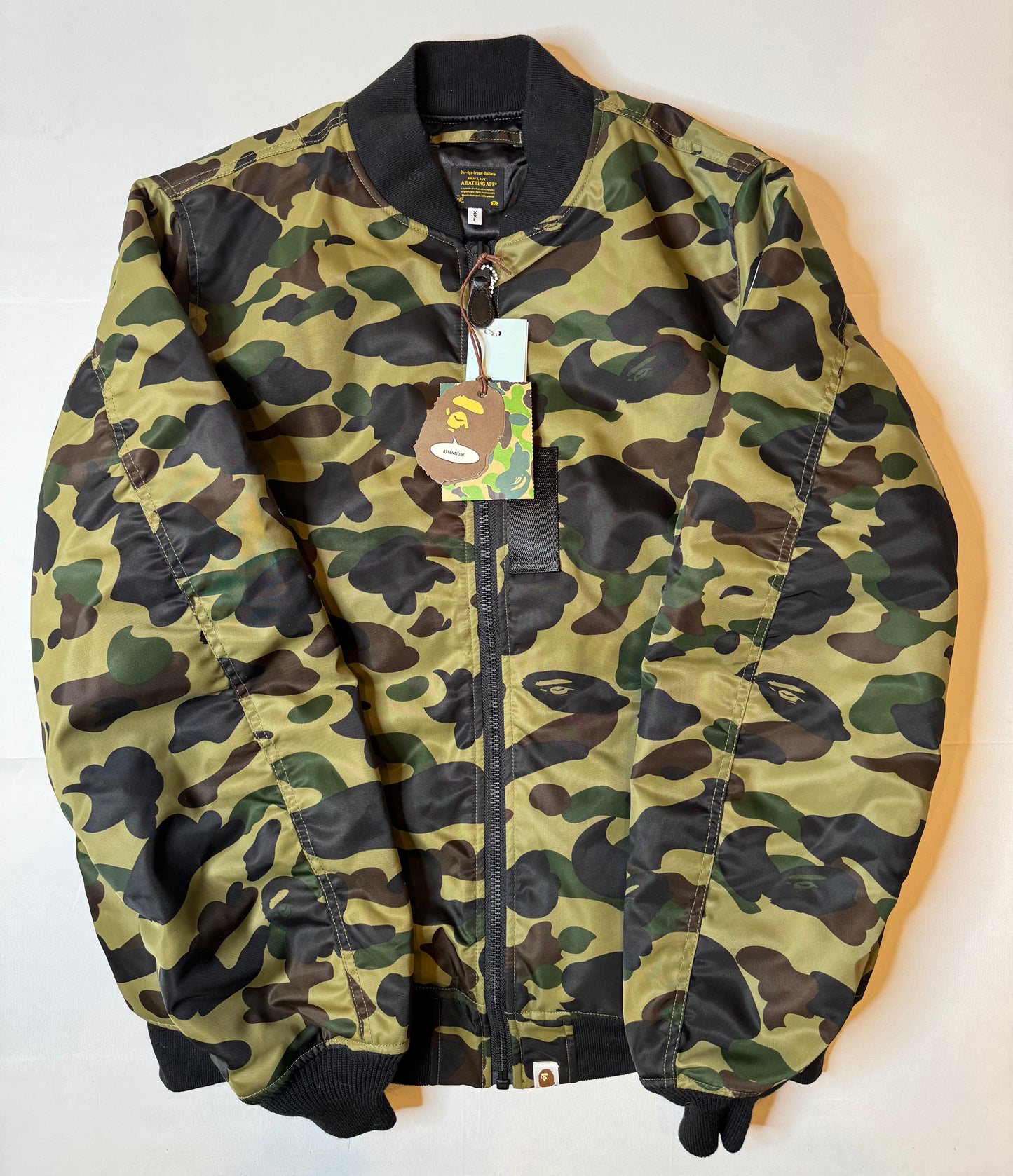 Bape Complexcon 1st Camo Shark Windstopper MA-1 Jacket