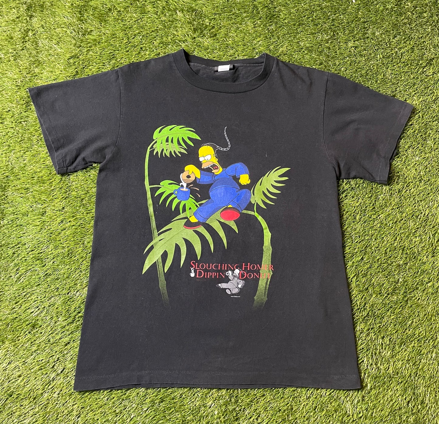 Vintage 90's Homer Simpson Donut T Shirt
