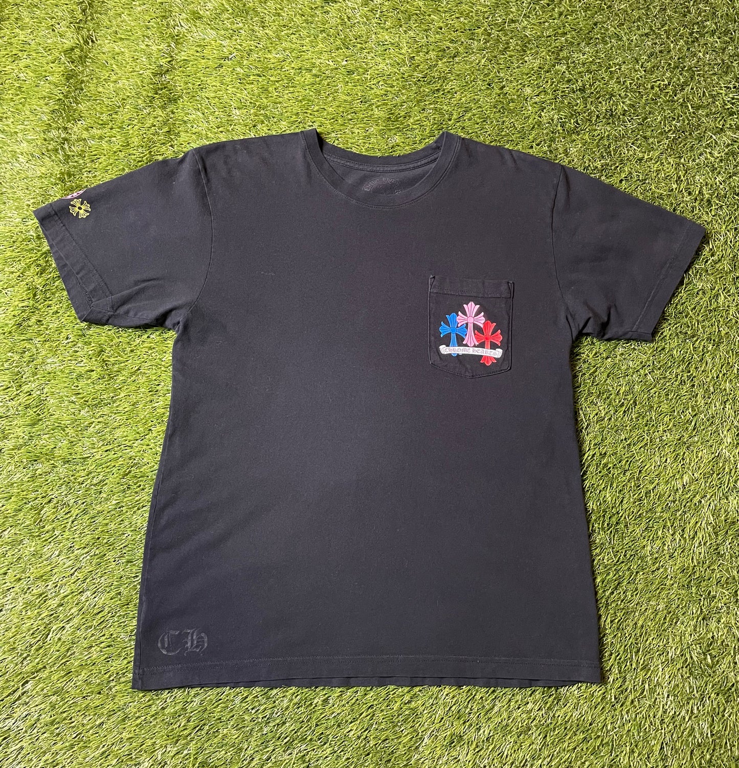 Chrome Hearts Multi Color Cross Cemetery T Shirt
