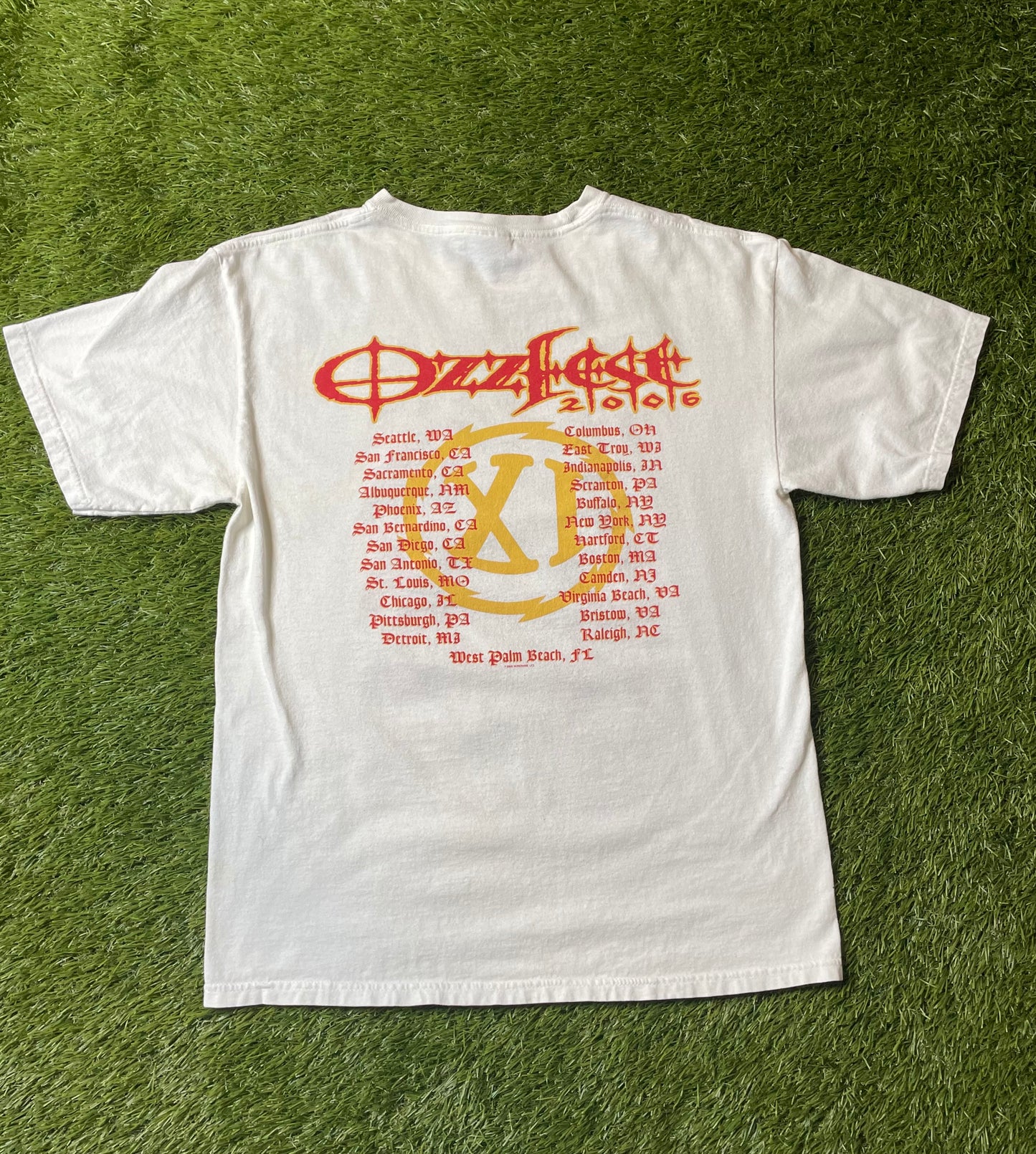 Vintage 2006 Ozzfest Tour T Shirt