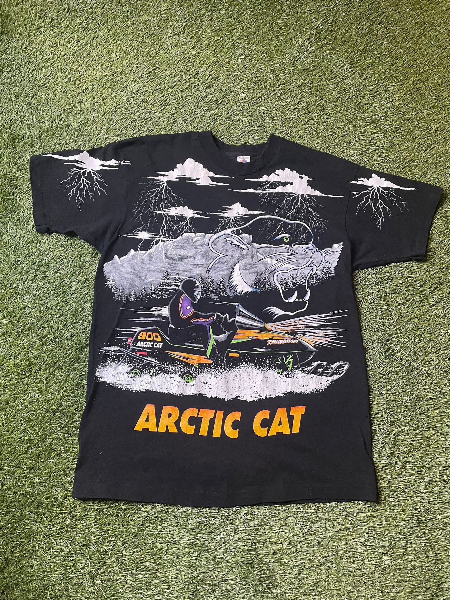 Vintage 90's Arctic Cat Snowmobile T Shirt
