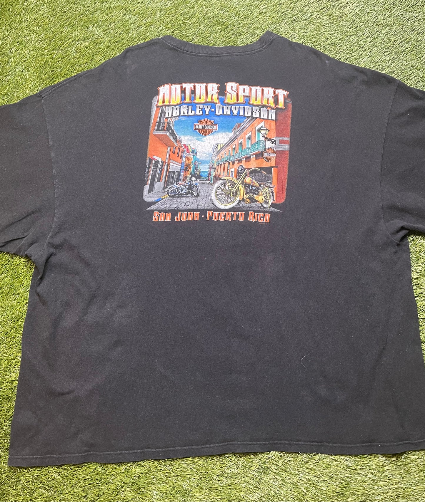 Vintage San Juan PR Harley Davidson T Shirt
