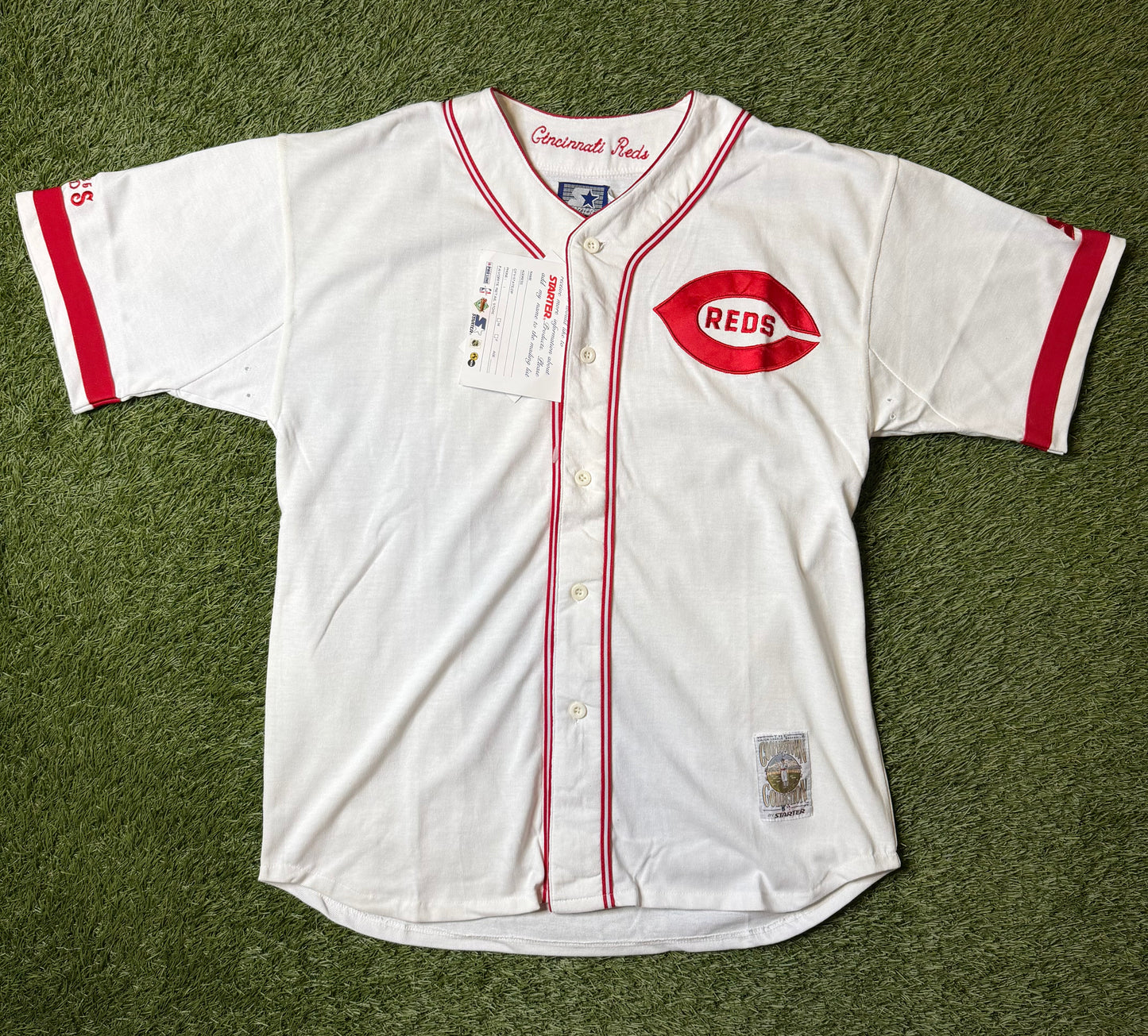 Vintage 90's NWT Cincinatti Red's Baseball Jersey