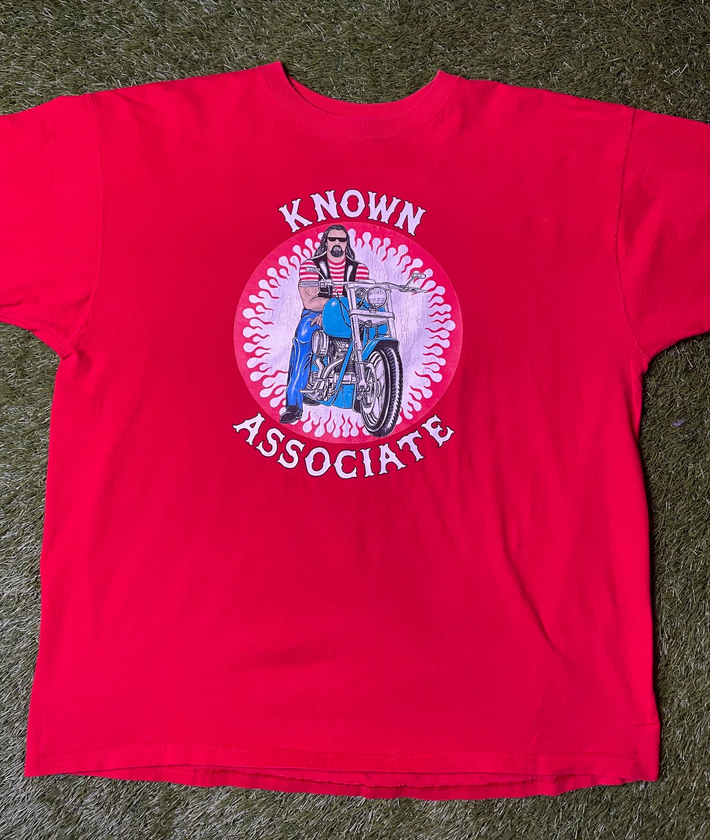 Vintage 90's Known Associate Biker T Shirt