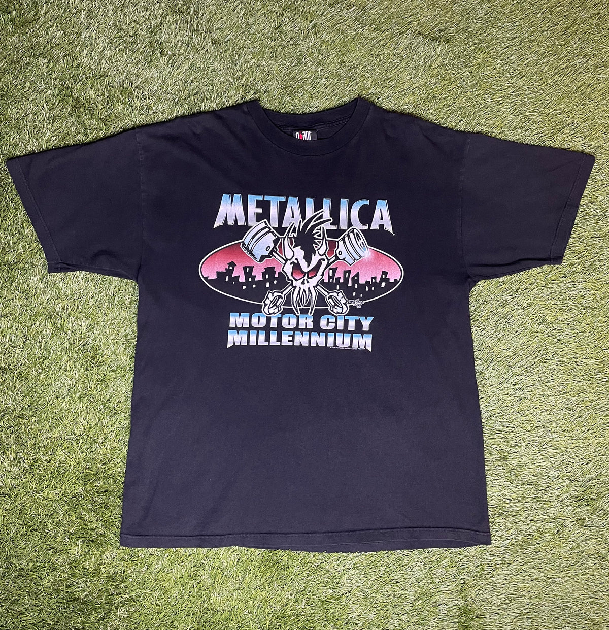Vintage 1999 Metallica Motor City Millennium Tour T Shirt