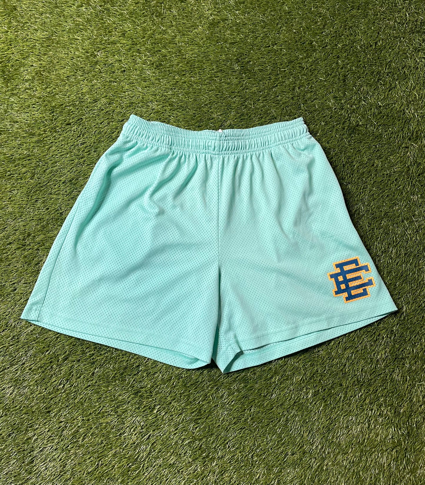 Eric Emanuel Tiffany Navy Mesh Shorts