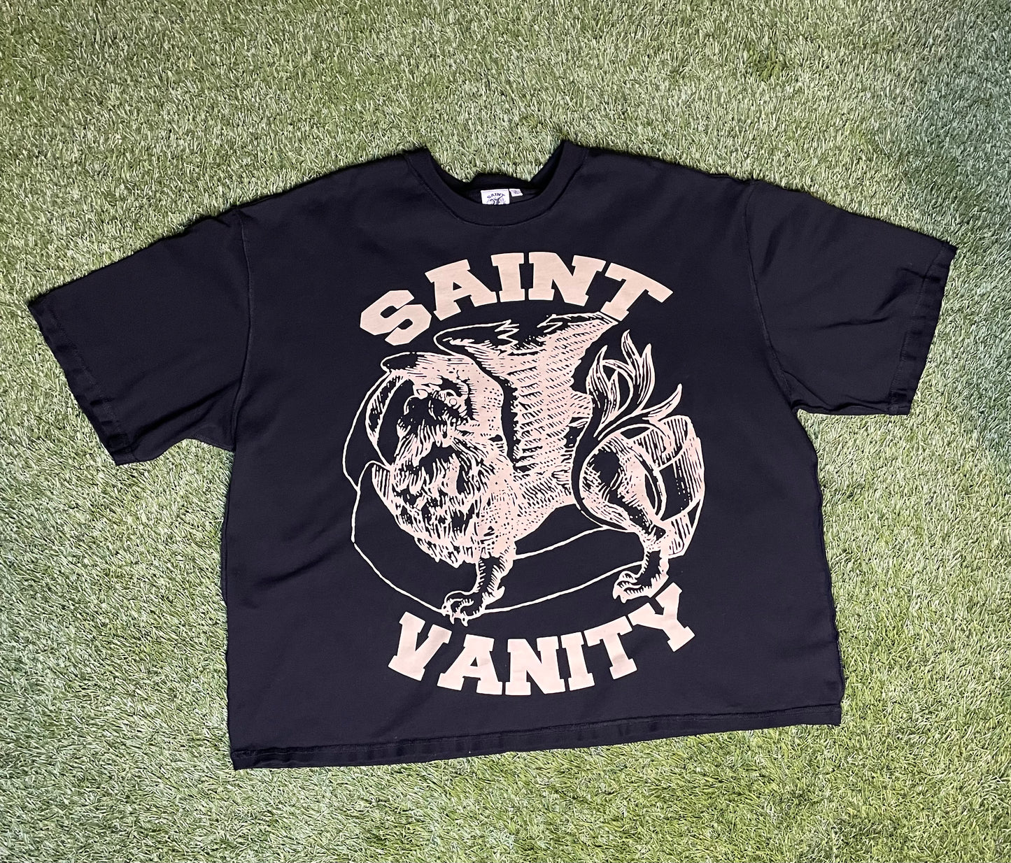 Saint Vanity Griffin Black T Shirt