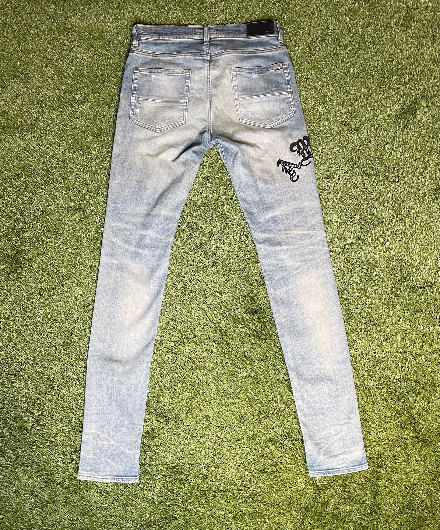 Amiri Bandana Patch Jeans