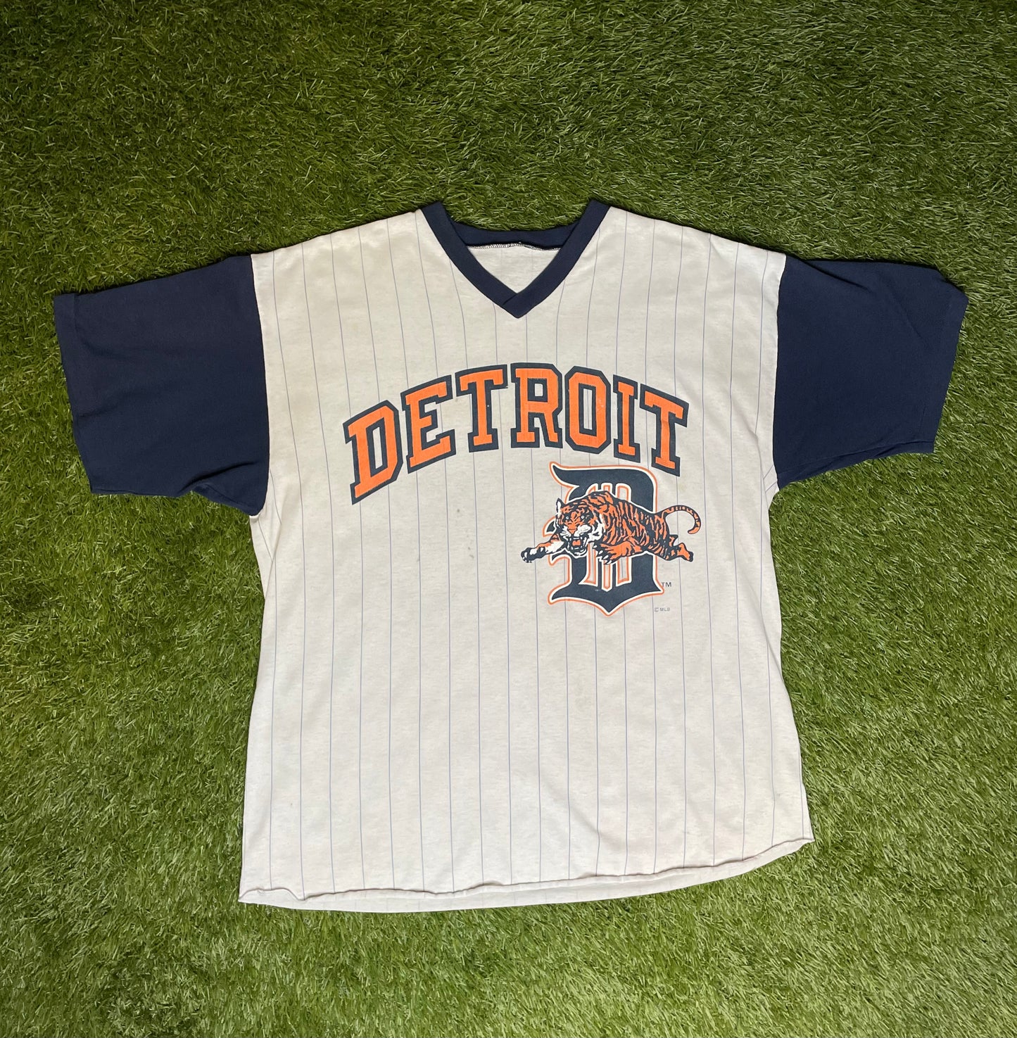 Vintage 80's Detroit Tigers Jersey T Shirt