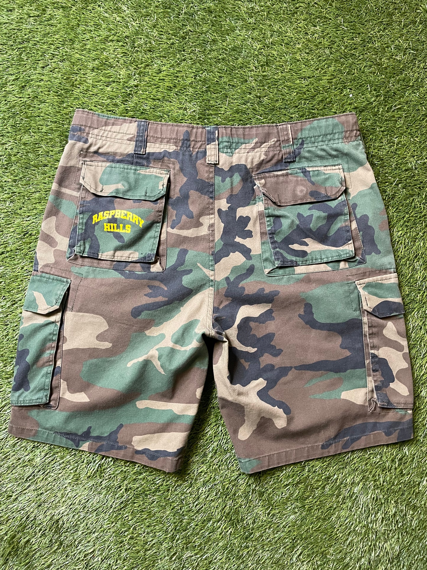 Raspberry Hills Camo Shorts
