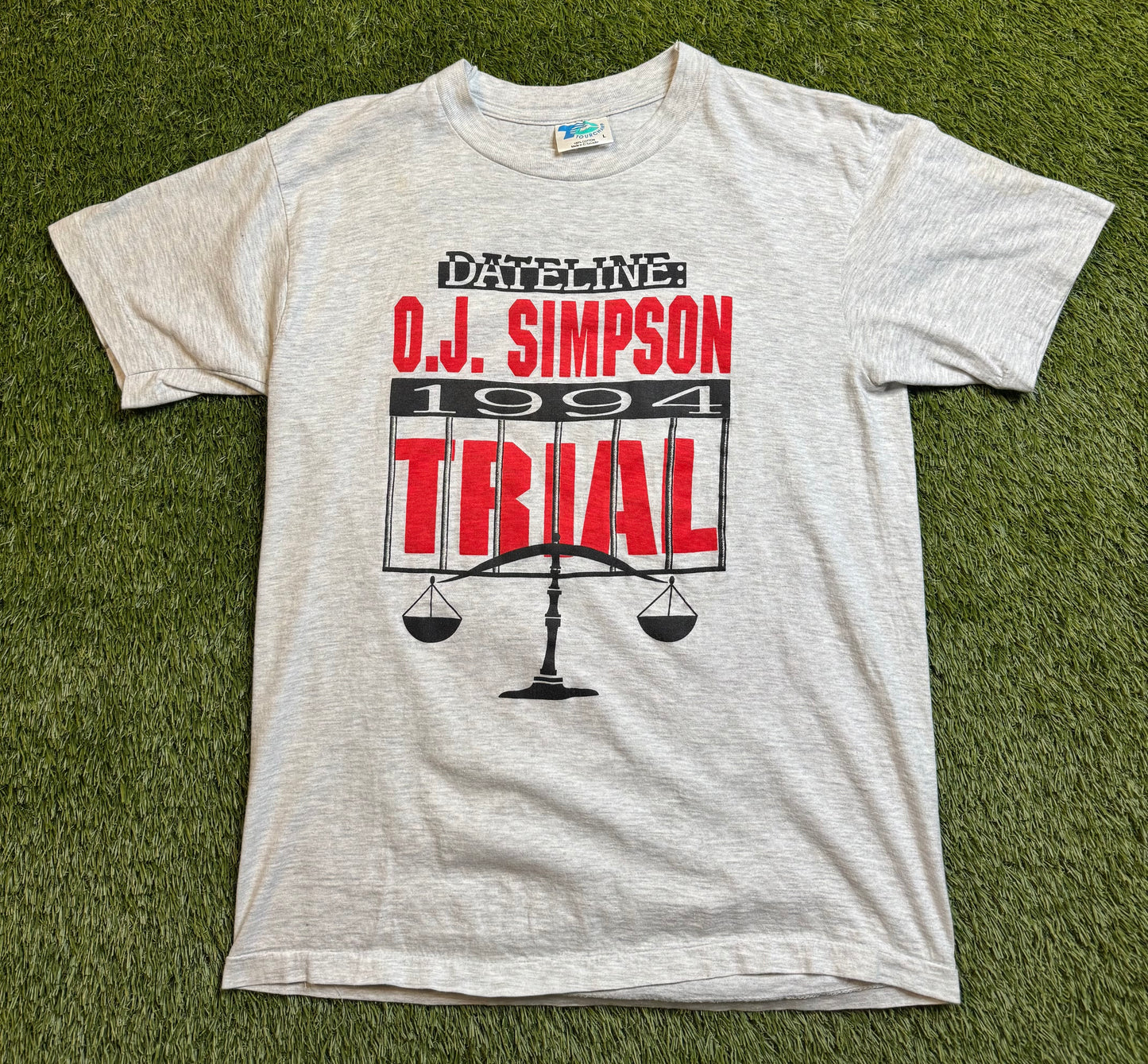 Vintage 1994 Dateline OJ Simpson Trial T Shirt