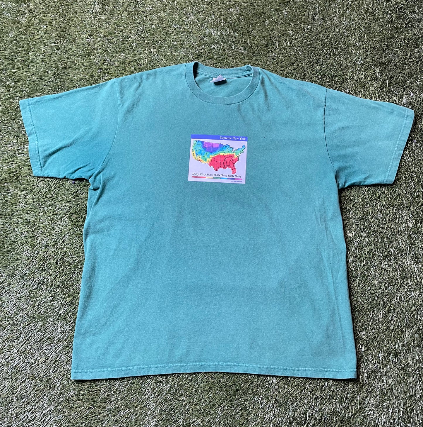 Supreme Weather Green T Shirt