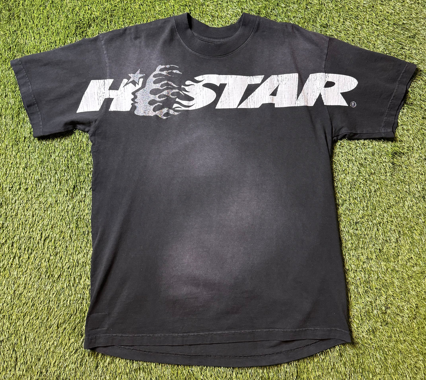 Hellstar Cartoon Logo Glitter Logo T-shirt