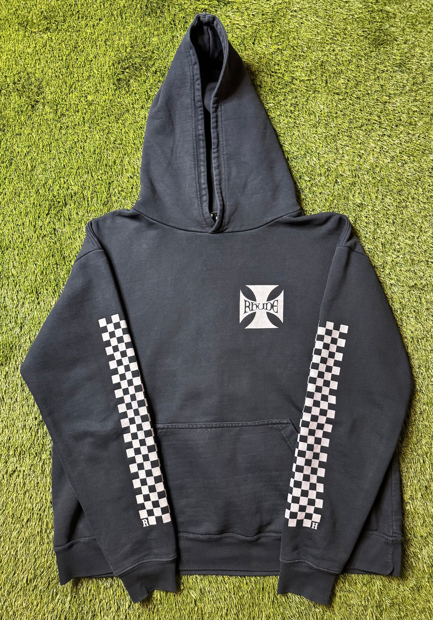 Rhude Cross Logo Hoodie