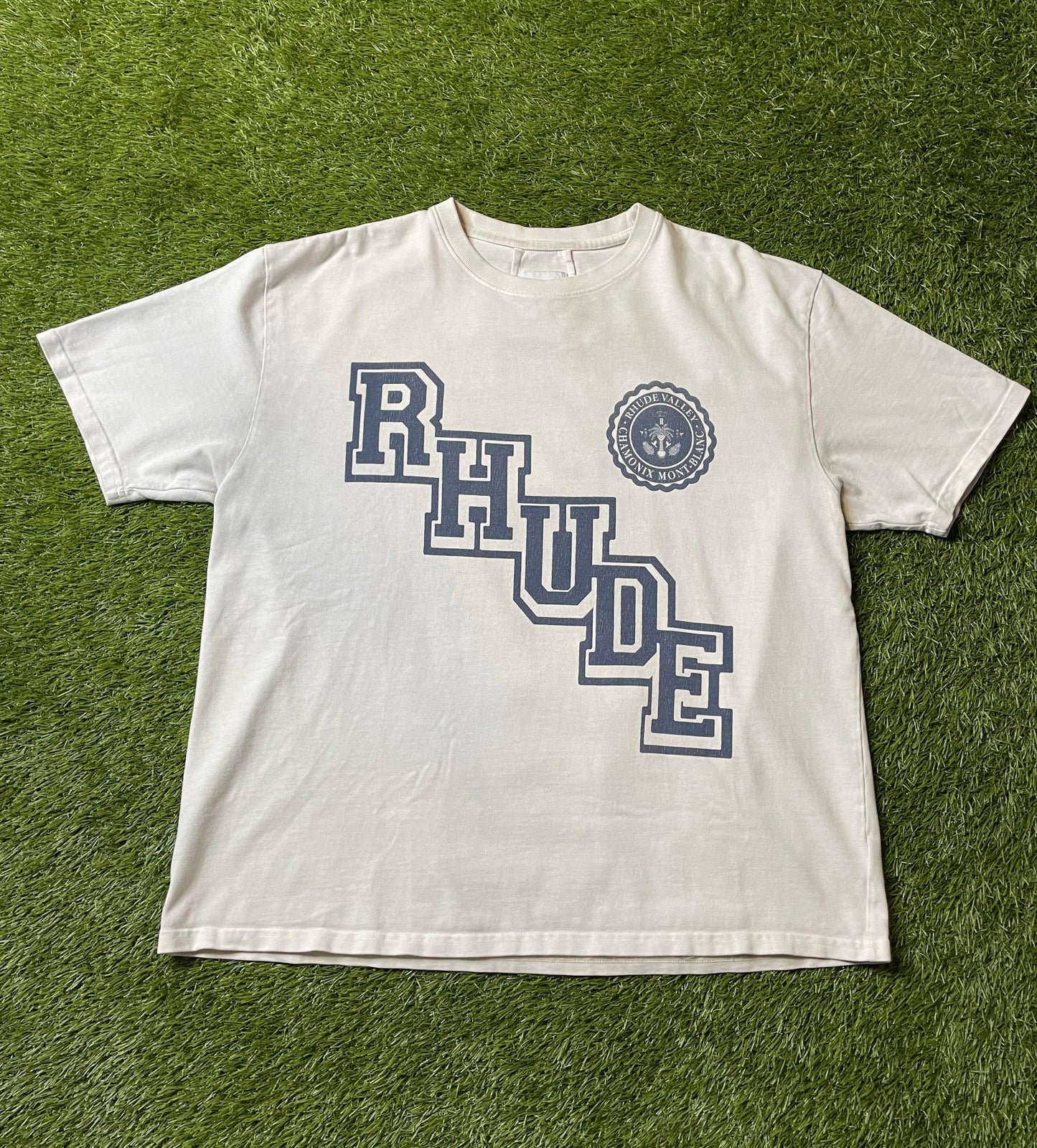 Rhude Collegiate Crest T Shirt