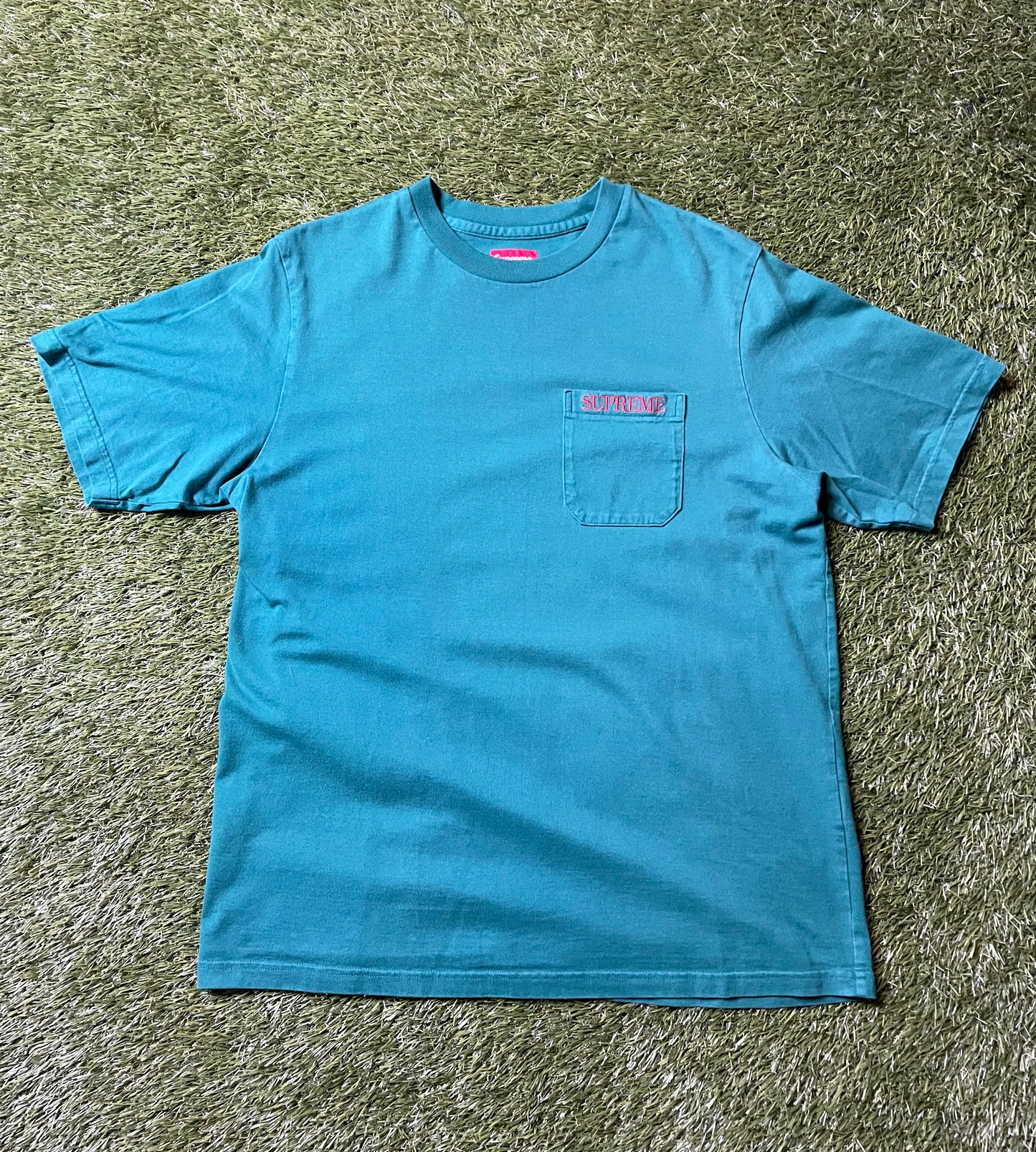 Supreme Green Pocket T Shirt