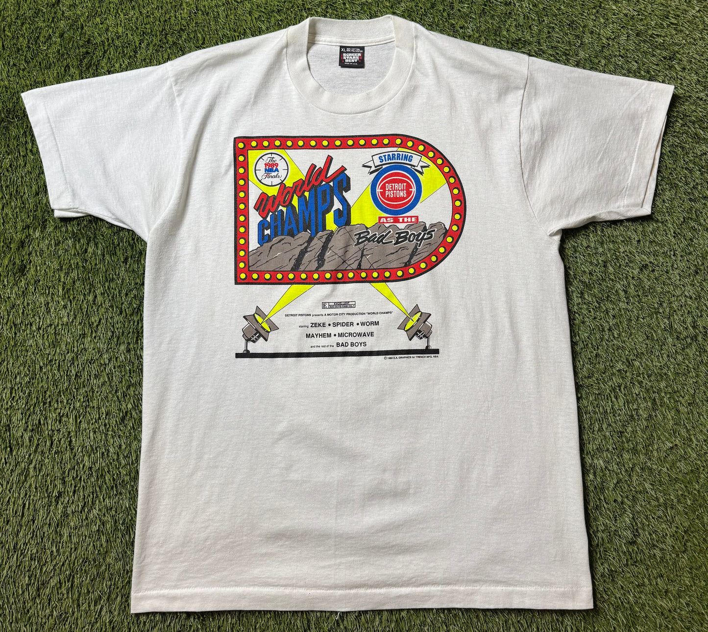 Vintage 1989 Bad Boys World Champs T Shirt