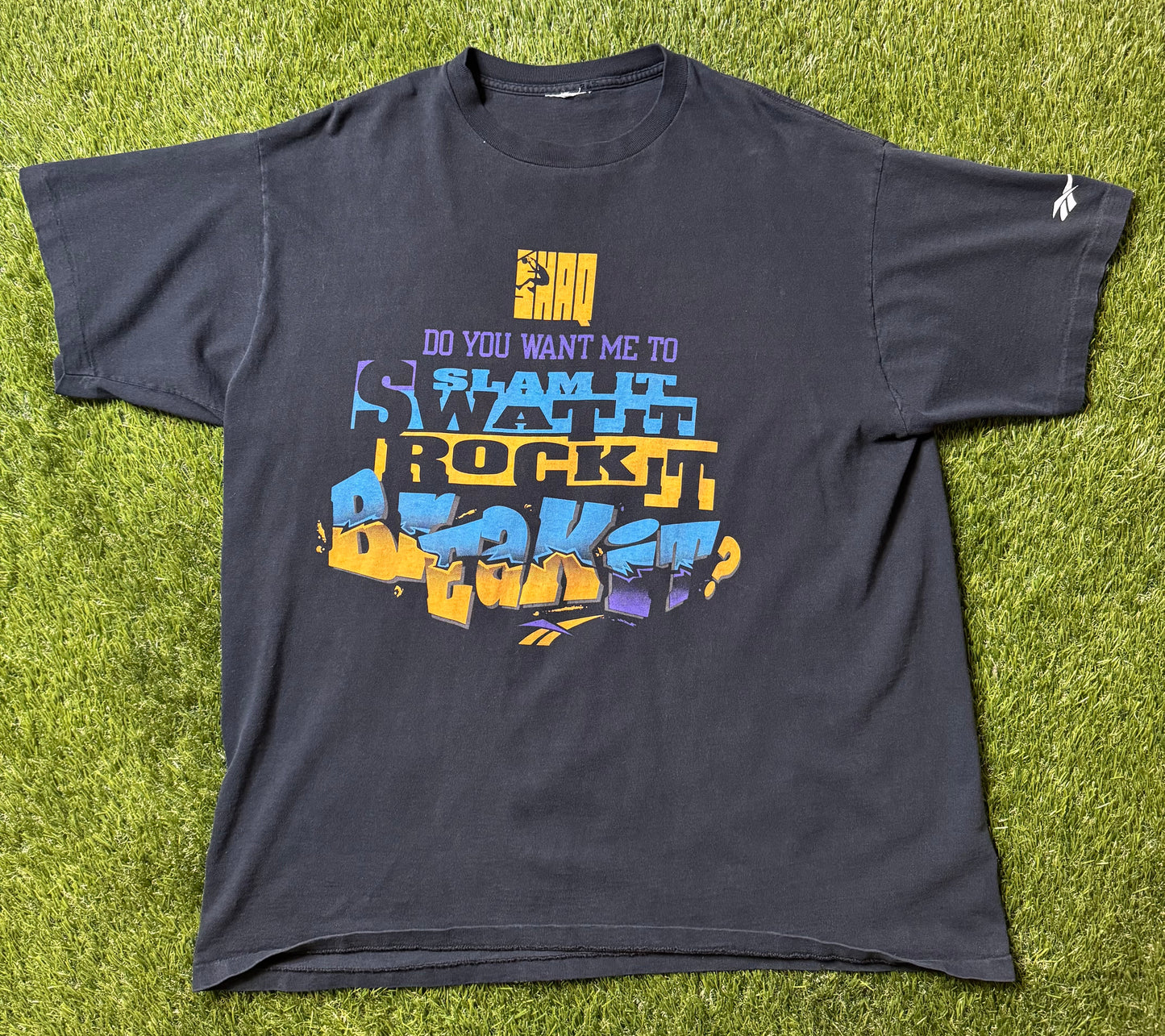 Vintage 1990's Reebok Shaq YEAH YEAH T Shirt