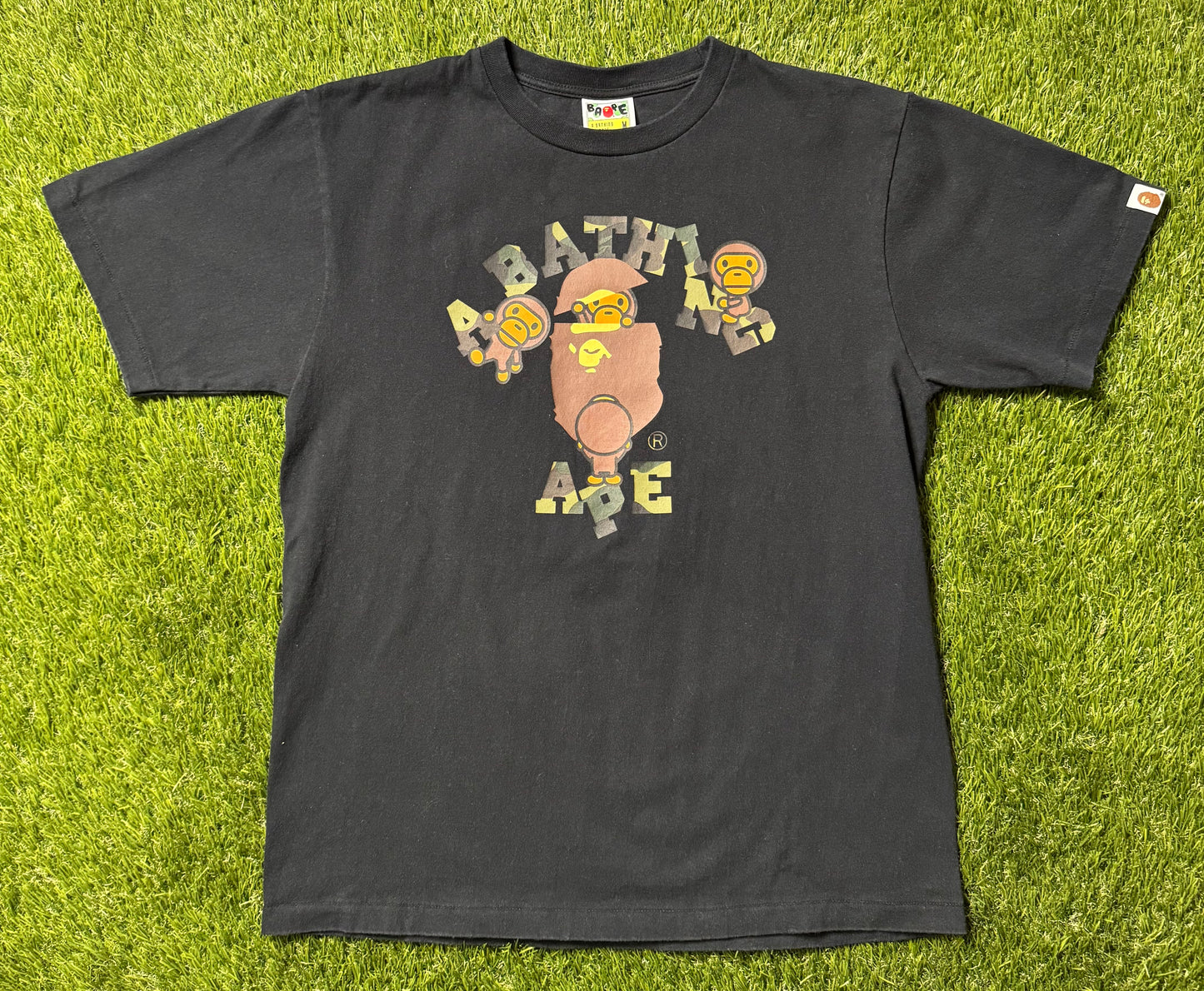 Bape ABC Camo College Milo T Shirt