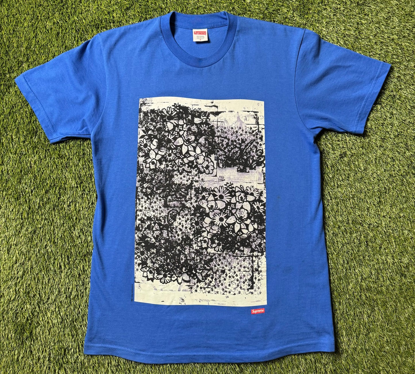 Supreme Christopher Wool 1995 T Shirt (Blue)