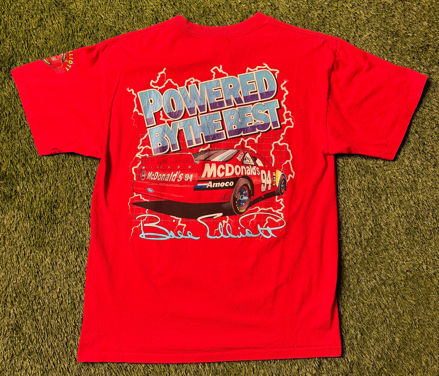 Vintage 1994 Bill Elliot Mcdonalds T Shirt