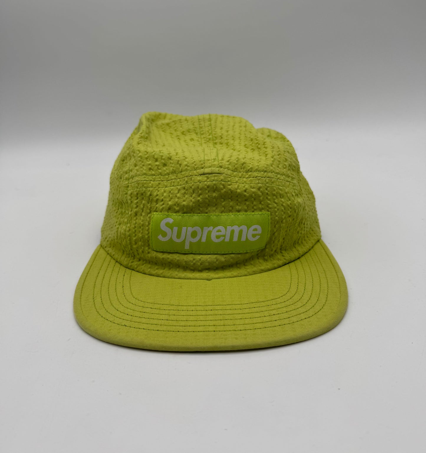 Supreme Green 5 Panel Hat