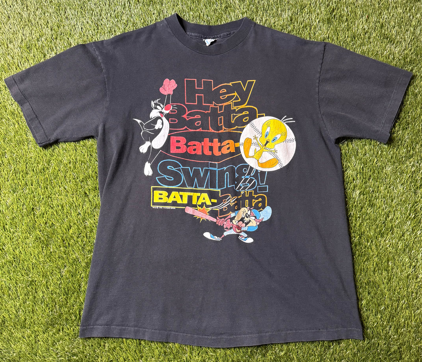 Vintage 1993 Looney Toons Baseball T Shirt