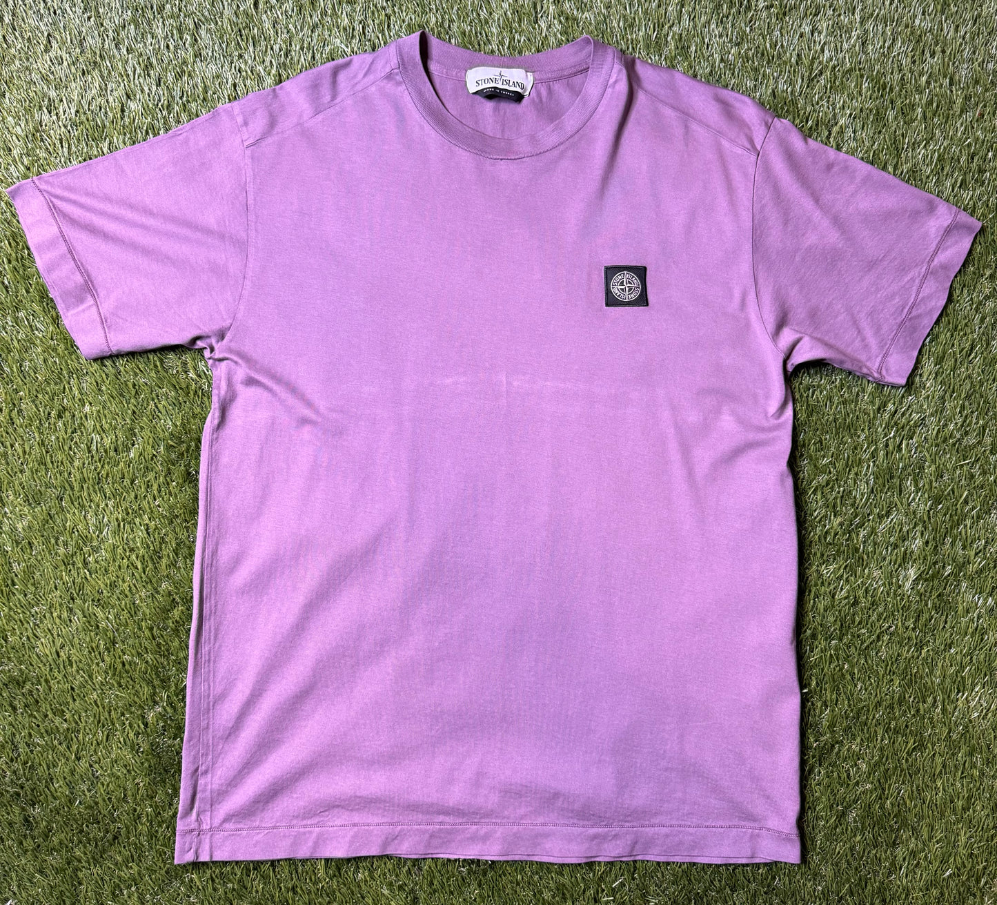 Stone Island Square T Shirt Purple