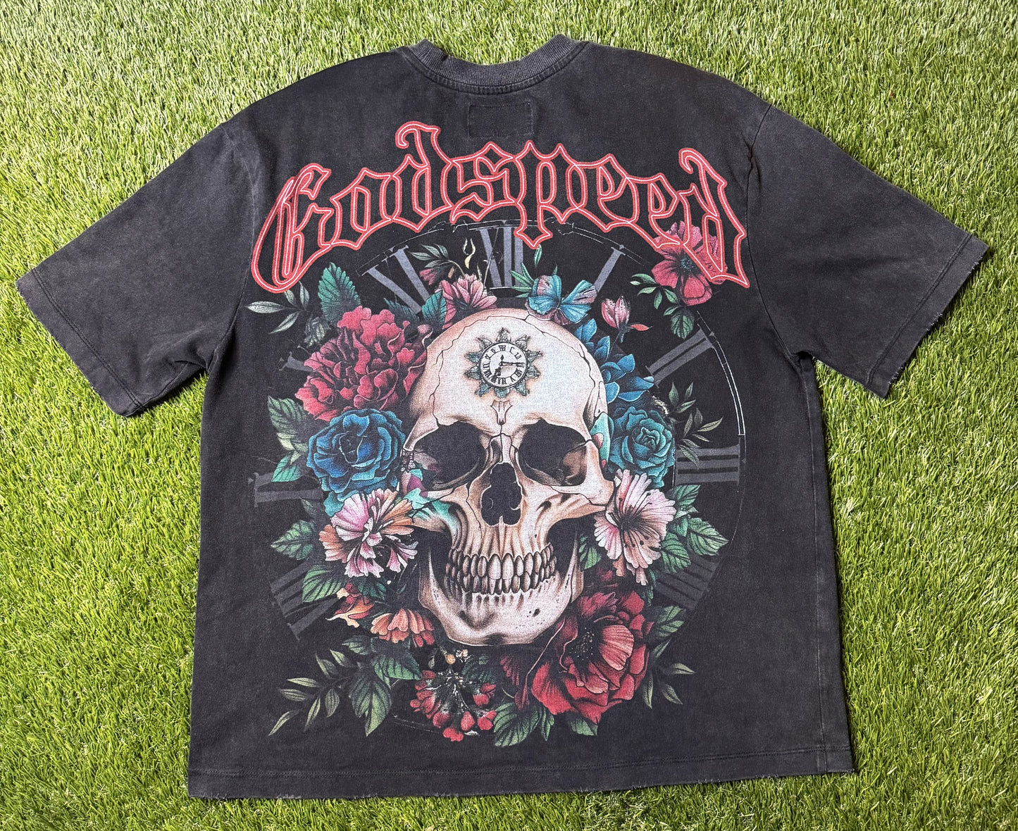 Godspeed Skull T Shirt
