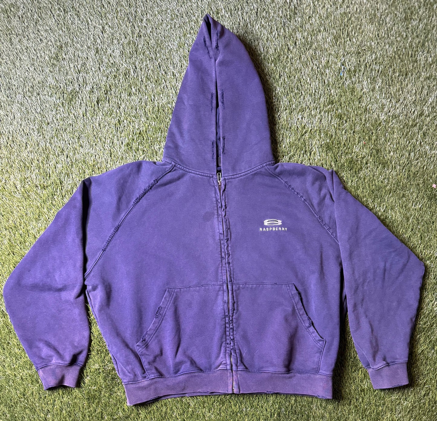 GV Gallery Raspberry Hills Tank Zip-Up Hoodie Navy