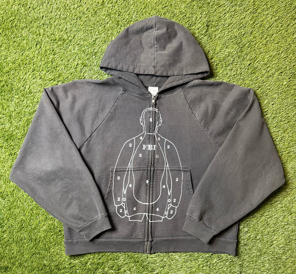 Basketcase Gallery FBI Zip Up Hoodie