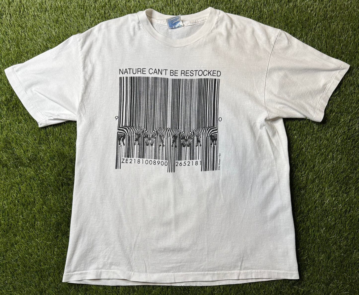 Vintage 1990 Nature Can't be Restocked T Shirt