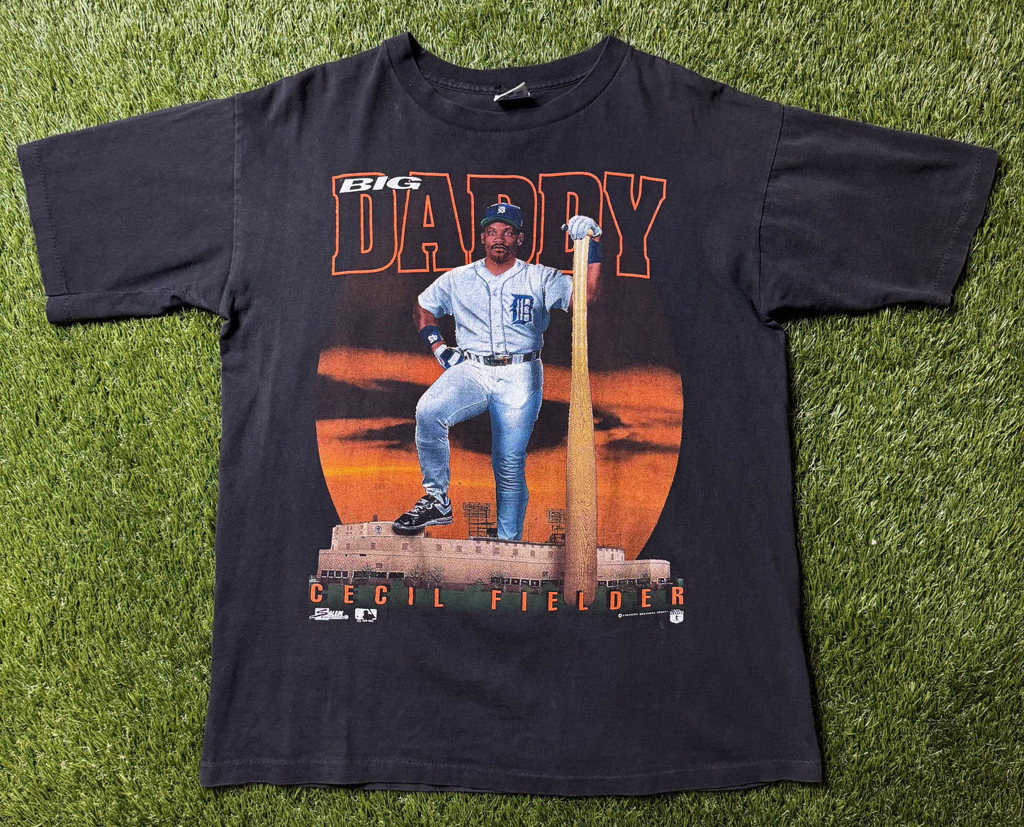 Vintage 1993 Big Daddy Fielder Tigers T Shirt