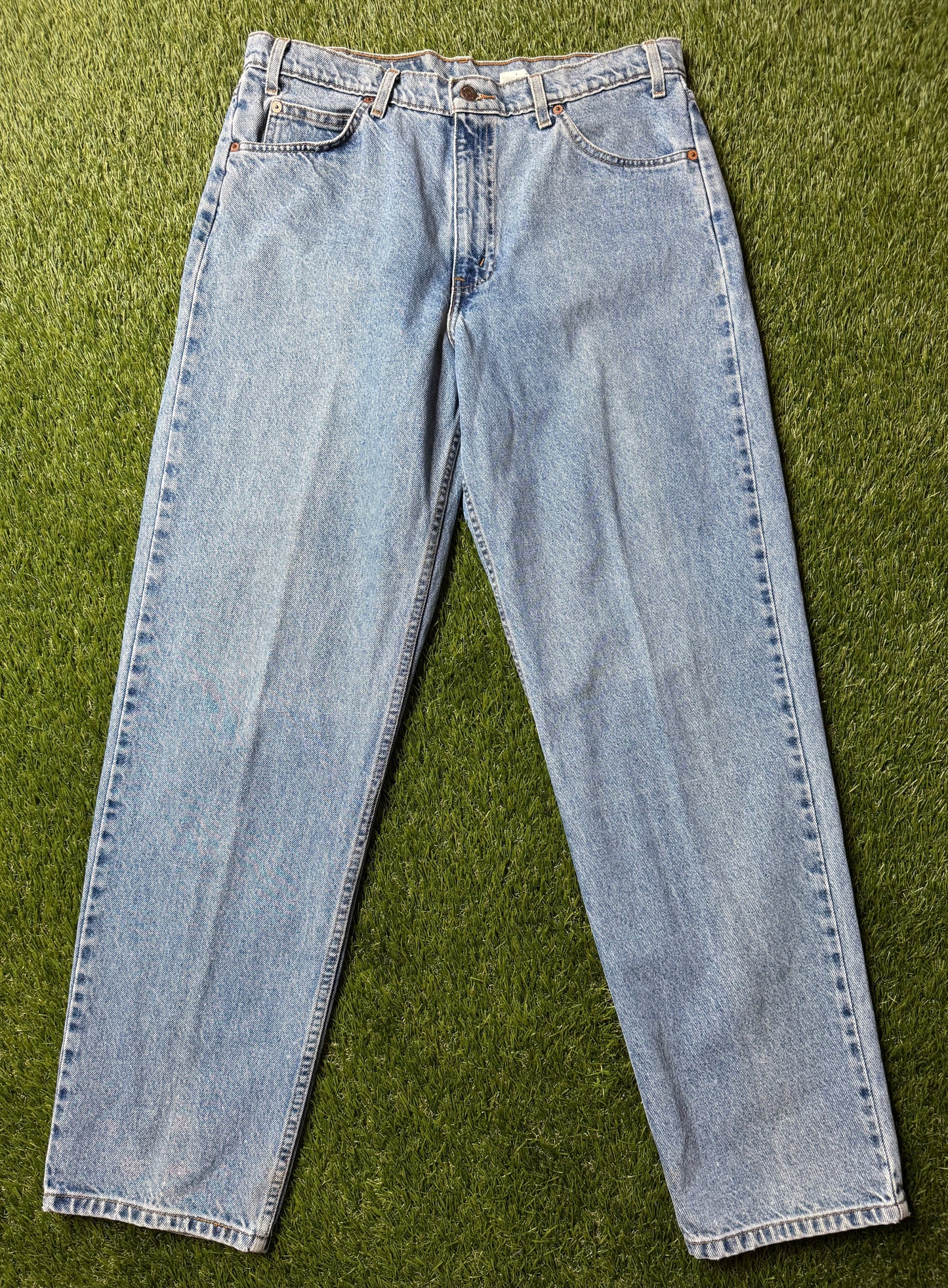 Vintage Levi 550 Orange Tab Blue Jeans