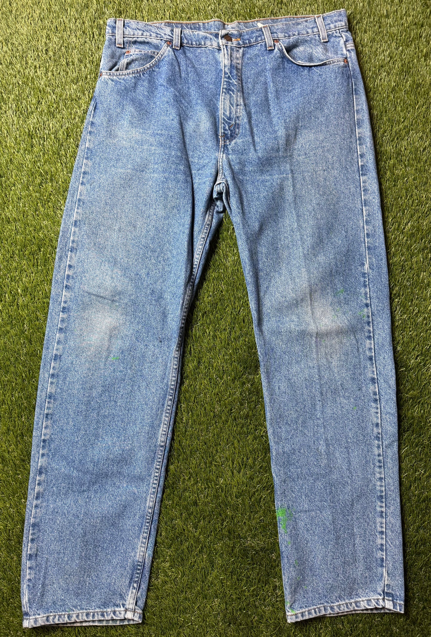 Vintage Levi 505 Orange Tab Blue Jeans