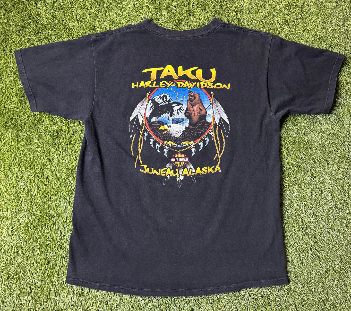 Vintage 90's Harley Davidson Alaskan T Shirt