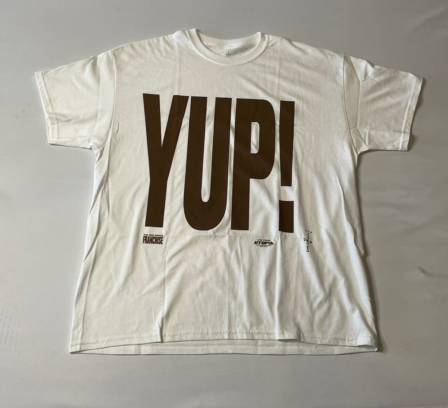 Travis Scott Franchise Promo YUP T Shirt