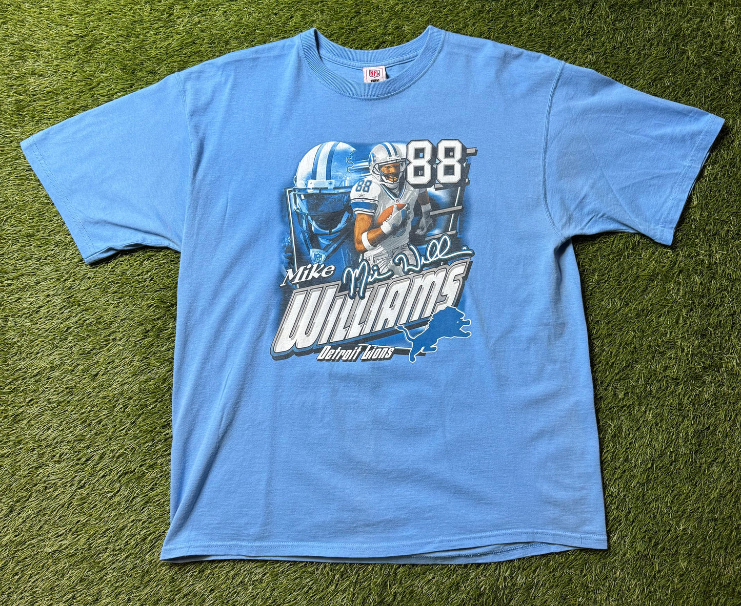 Vintage 2000's Mike Williams Detroit Lions T Shirt