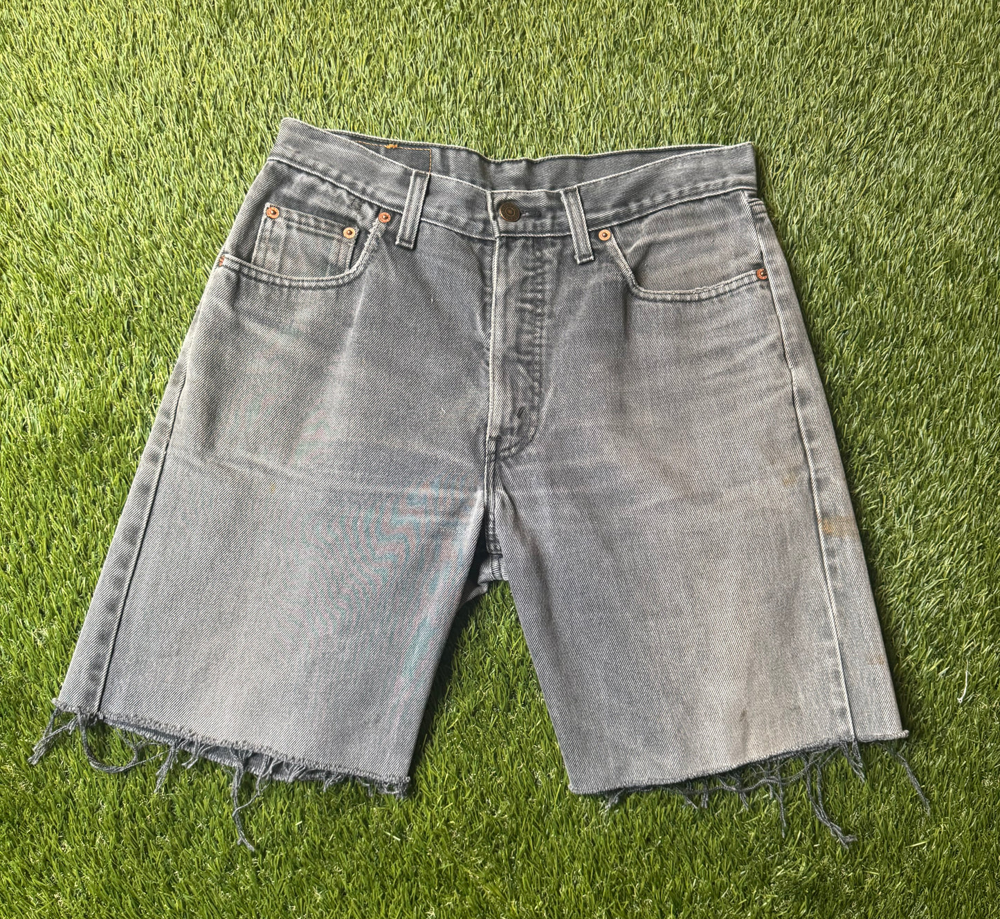 Vintage 90's Levi Black Denim Jorts