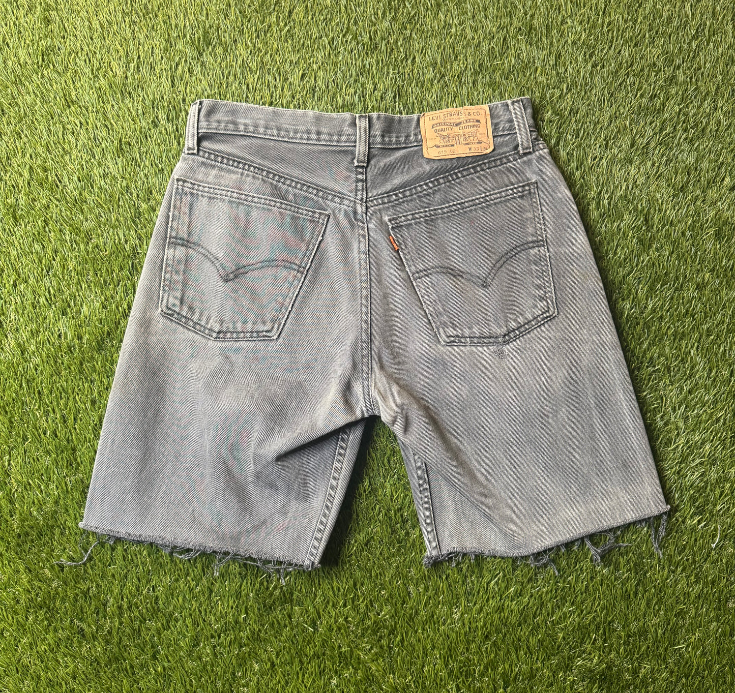 Vintage 90's Levi Black Denim Jorts