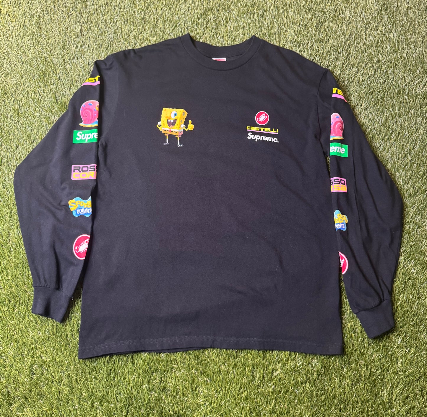 Supreme SpongeBob/Castelli Racing L/S Tee