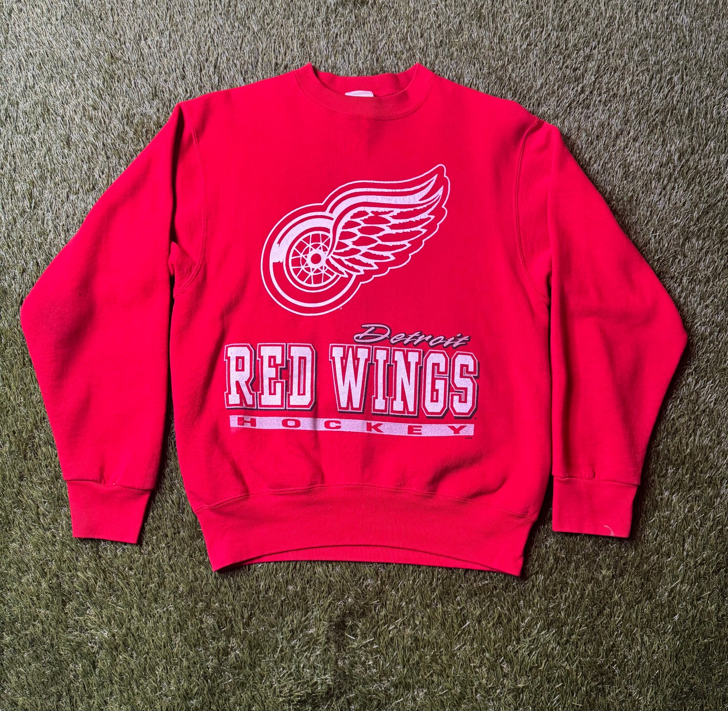 Vintage 90's Detroit Red Wings Hockey Crewneck